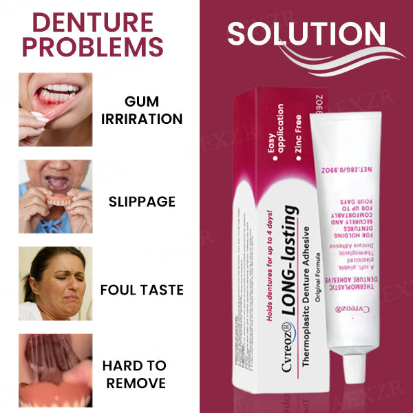 🎉Limited time discount 🎉Cvreoz® Thermoplastic Denture Adhesive