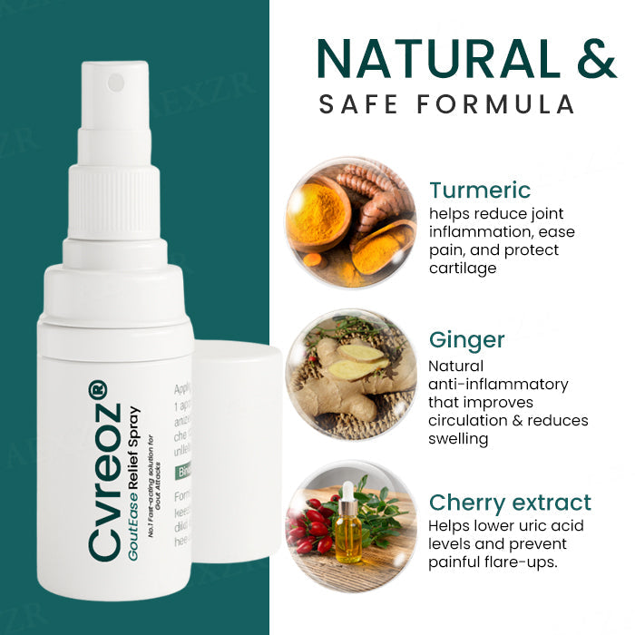 Only 10 pieces left 🚀Cvreoz® GoutEase Relief Spray