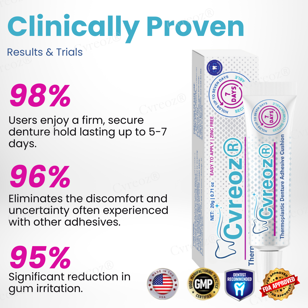 🎉Limited time discount 🎉Cvreoz® Thermoplastic Denture Adhesive Cushion