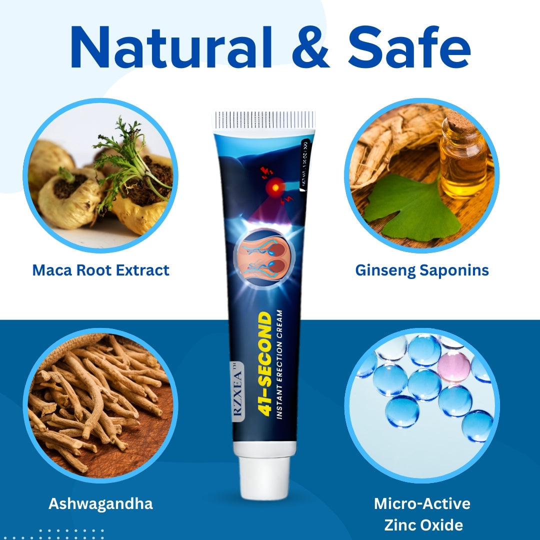 🥇Instant Lift. Hours of Confidence: RZXEA™ 41-Second Instant Erection Cream