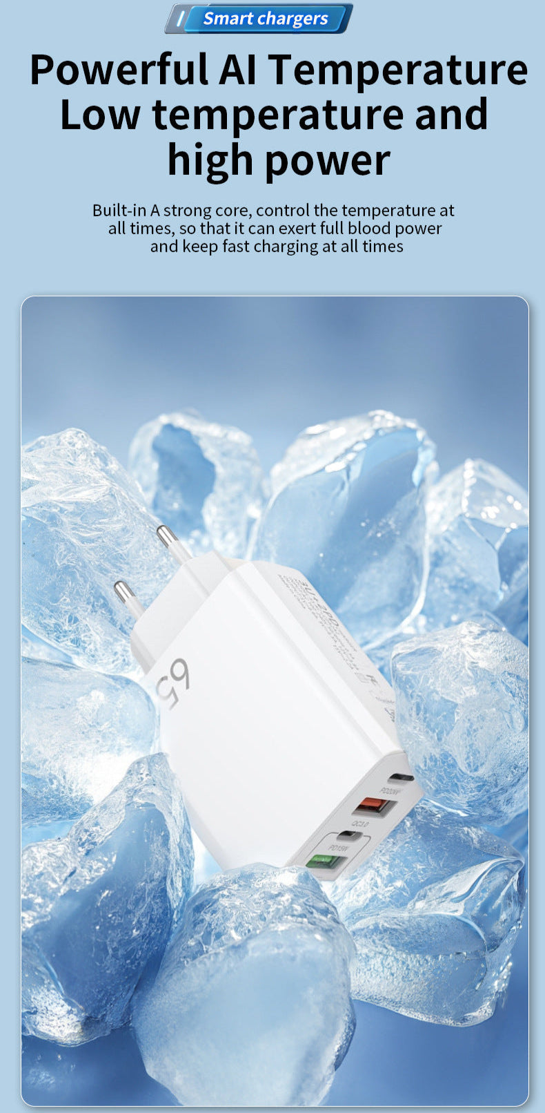 Limited Time Offer🚨 NOWORDUP® GaN 65W Intelligent Charger (3*USB-C +2*PD Type C) - Only 50 in stock available!