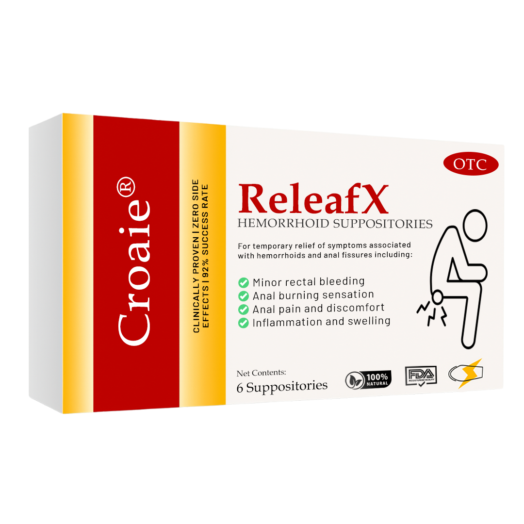 Croaie® ReleafX Hemorrhoid Suppositories