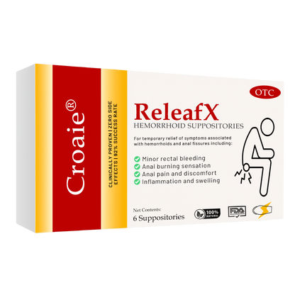 Croaie® ReleafX Hemorrhoid Suppositories