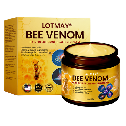 LOTMAY® Bee Venom Pain-Relief Bone Healing Cream ✨𝗙𝗮𝘀𝘁 𝗥𝗲𝗹𝗶𝗲𝗳 𝗶𝗻 𝟳𝟮 𝗛𝗼𝘂𝗿𝘀✨