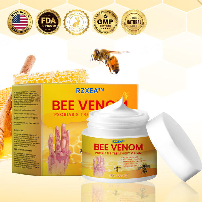 🔥 50% OFF TODAY | RZXEA™ Bee Venom Psoriasis Treatment Cream