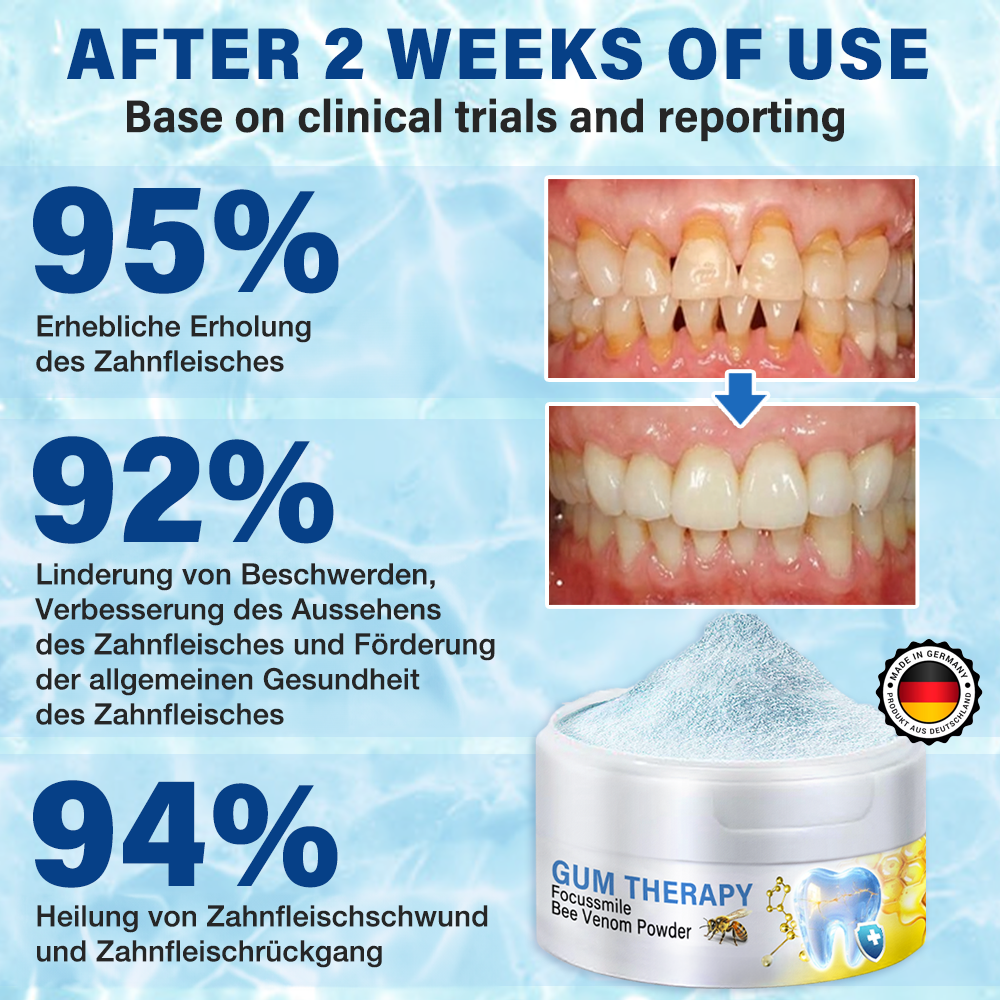 ⭐️[Official Store] AEXZR® Focussmile bee venom treatment powder for oral use🦷