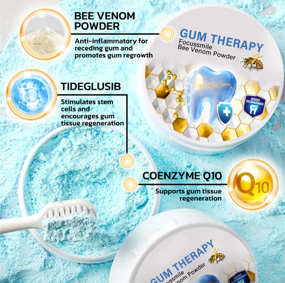 ⭐️[Official Store] AEXZR® Focussmile bee venom treatment powder for oral use🦷