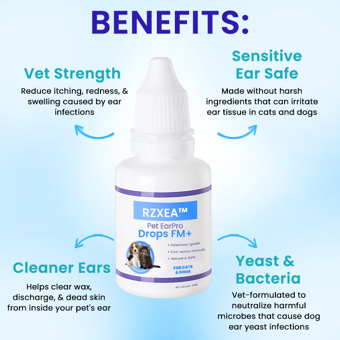🐾 Official Store | RZXEA™ Pet EarPro Drops FM+
